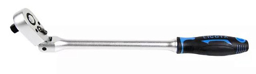 Трещотка 3/8" 300 мм, z=48 шарнирная CrV Licota Трещотка 3/8" 300 мм, z=48 шарнирная CrV Licota
