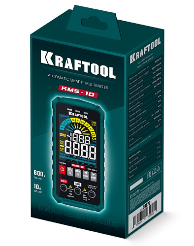 Мультиметр цифровой смарт KRAFTOOL KMS-10 Мультиметр цифровой смарт KRAFTOOL KMS-10