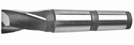 Фреза шпоночная с коническим хвостовиком оснащенная твердосплавными пластинами 12 мм ВК8 Фреза шпоночная с коническим хвостовиком оснащенная твердосплавными пластинами 12 мм ВК8