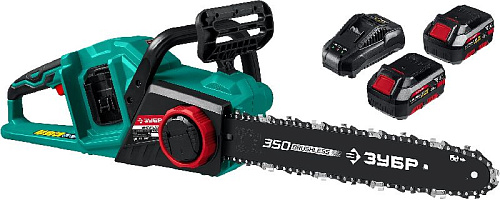 Пила цепная аккумуляторная 36 В, 35 см шина, бесщеточная ЗУБР С1-18 Пила цепная аккумуляторная 36 В, 35 см шина, бесщеточная ЗУБР С1-18