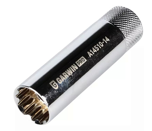 Головка свечная 3/8" 14 мм 12 гр. магнитная GARWIN PRO Головка свечная 3/8" 14 мм 12 гр. магнитная GARWIN PRO