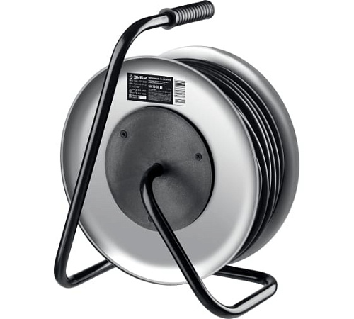 Удлинитель на катушке КГ 30 м, 4 гнезда, 3*2,5 кв.мм, 4000 Вт, IP44 ЗУБР Профессионал КГ-325 Удлинитель на катушке КГ 30 м, 4 гнезда, 3*2,5 кв.мм, 4000 Вт, IP44 ЗУБР Профессионал КГ-325