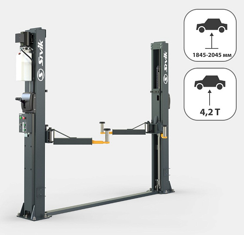 Подъемник 2-стоечный 4,2 т с нижней синхронизацией 380 В SIVIK ПГА-4200-НС Подъемник 2-стоечный 4,2 т с нижней синхронизацией 380 В SIVIK ПГА-4200-НС