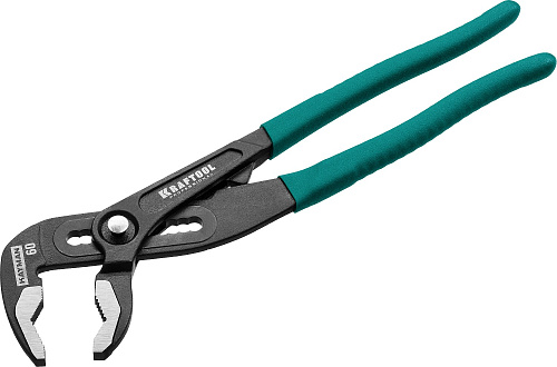 Клещи переставные 250 мм, с кнопочным фиксатором KRAFTOOL KAYMAN Клещи переставные 250 мм, с кнопочным фиксатором KRAFTOOL KAYMAN