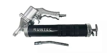 Шприц для смазки пневматический 400 мл, 6.2 бар, автоматический RUNTEC Шприц для смазки пневматический 400 мл, 6.2 бар, автоматический RUNTEC
