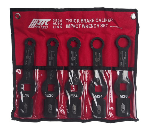 Набор ключей для тормозных суппортов грузовых автомобилей JTC Набор ключей для тормозных суппортов грузовых автомобилей JTC