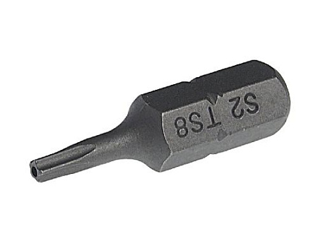 Бита TS 8 L=25 мм (1/4" HEX) пятилучевая с отверстием JTC Бита TS 8 L=25 мм (1/4" HEX) пятилучевая с отверстием JTC