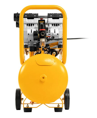 Компрессор безмасляный 50 л, 1,5 кВт (2х0,75), 260 л/мин, 8 бар,230В, малошумный Denzel DLS 1500/50 Компрессор безмасляный 50 л, 1,5 кВт (2х0,75), 260 л/мин, 8 бар,230В, малошумный Denzel DLS 1500/50