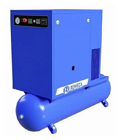 Компрессор винтовой 700 л/мин, 7,5 кВт, 15 бар, 380 В, ресивер 270 л Remeza Компрессор винтовой 700 л/мин, 7,5 кВт, 15 бар, 380 В, ресивер 270 л Remeza