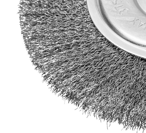 Щетка дисковая 200 мм/22 мм для УШМ витая проволока Сибртех Щетка дисковая 200 мм/22 мм для УШМ витая проволока Сибртех