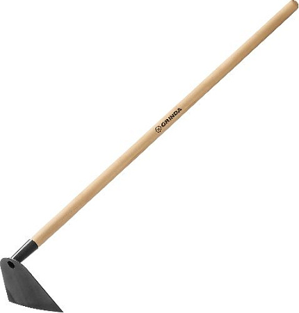 Мотыга 190x145x1300 мм, трапециевидный профиль, деревянный черенок GRINDA GH-190 WOOD Мотыга 190x145x1300 мм, трапециевидный профиль, деревянный черенок GRINDA GH-190 WOOD