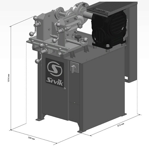 Станок для прокатки штампованных дисков (от 12" до 17"), 380 В SIVIK Станок для прокатки штампованных дисков (от 12" до 17"), 380 В SIVIK