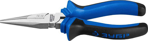 Длинногубцы 160 мм маслобензостойкие рукоятки ЗУБР Длинногубцы 160 мм маслобензостойкие рукоятки ЗУБР