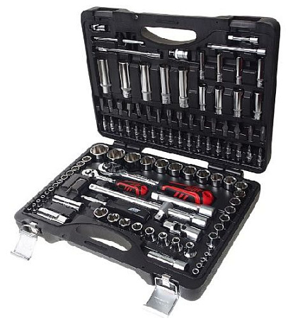 Набор инструмента 110 предм (1/4", 1/2") Super Lock кейс JTC Набор инструмента 110 предм (1/4", 1/2") Super Lock кейс JTC
