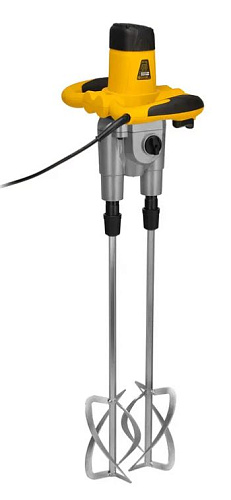 Миксер строительный 2-скоростной 1600 Вт, 90 Нм, 200-480/250-680 об/мин Denzel EM-2-1600 Миксер строительный 2-скоростной 1600 Вт, 90 Нм, 200-480/250-680 об/мин Denzel EM-2-1600