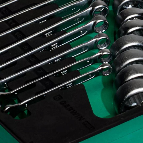 Набор ключей комбинированных 6-24 мм (18 шт) в ложементе EVA GARWIN PRO Набор ключей комбинированных 6-24 мм (18 шт) в ложементе EVA GARWIN PRO