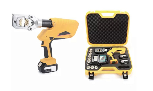 Пресс для обжима клемм электрогидравлический аккумуляторный 300 мм², 6,5 т GARWIN Пресс для обжима клемм электрогидравлический аккумуляторный 300 мм², 6,5 т GARWIN