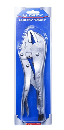 Тиски ручные 185 мм с прямыми губками KING TONY Тиски ручные 185 мм с прямыми губками KING TONY