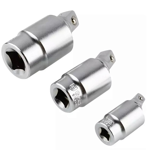 Набор карданов 1/4", 3/8", 1/2" шарнирных 3 шт GARWIN Набор карданов 1/4", 3/8", 1/2" шарнирных 3 шт GARWIN