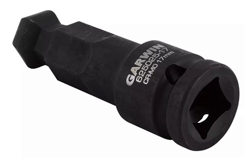 Головка торцевая ударная HEX 1/2" Н17 мм L=78 мм с шаром GARWIN Головка торцевая ударная HEX 1/2" Н17 мм L=78 мм с шаром GARWIN