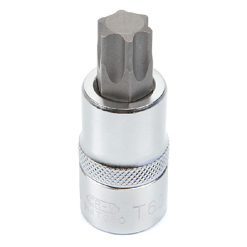 Головка торцевая со вставкой Torx 1/2" T60, 55 мм Licota Головка торцевая со вставкой Torx 1/2" T60, 55 мм Licota