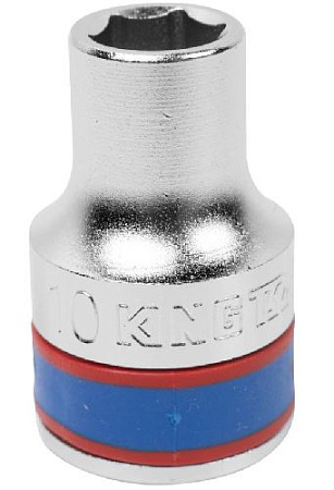 Головка торцевая 1/2" 10 мм, 6 гр., KING TONY 433510M Головка торцевая 1/2" 10 мм, 6 гр., KING TONY 433510M