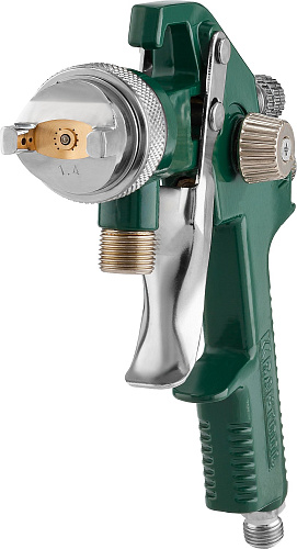 Краскопульт с нижним бачком 1000 мл, HVLP, дюза 1,4 мм KRAFTOOL AirKraft Краскопульт с нижним бачком 1000 мл, HVLP, дюза 1,4 мм KRAFTOOL AirKraft