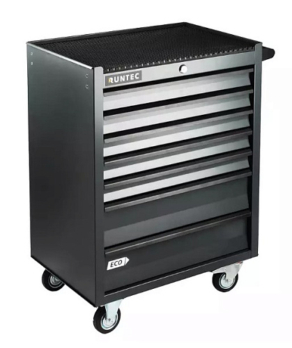 Тележка инструментальная 7 полок, серая RUNTEC ECO Тележка инструментальная 7 полок, серая RUNTEC ECO