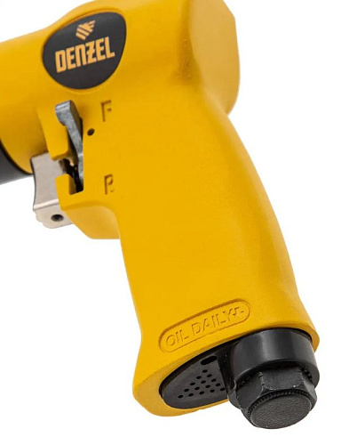 Дрель пневматическая угловая 13 мм, 500 об/мин, 114 л/мин Denzel PD500 Дрель пневматическая угловая 13 мм, 500 об/мин, 114 л/мин Denzel PD500