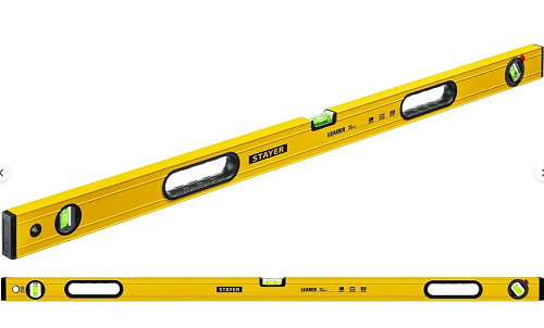 Уровень 1200 мм усиленный профиль с поворотным глазком STAYER LEADER Уровень 1200 мм усиленный профиль с поворотным глазком STAYER LEADER