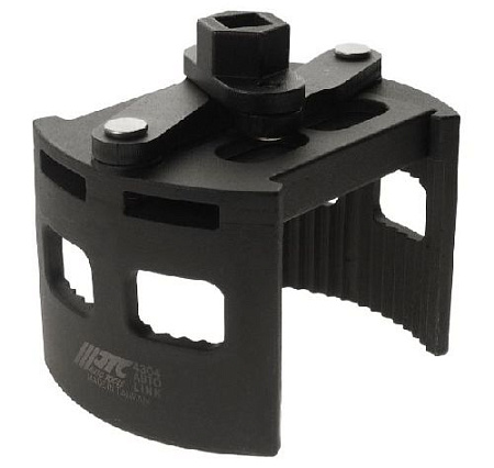 Съемник масляных фильтров двухпозиционный 104-150 мм, 1/2", ключ 24 мм JTC Съемник масляных фильтров двухпозиционный 104-150 мм, 1/2", ключ 24 мм JTC