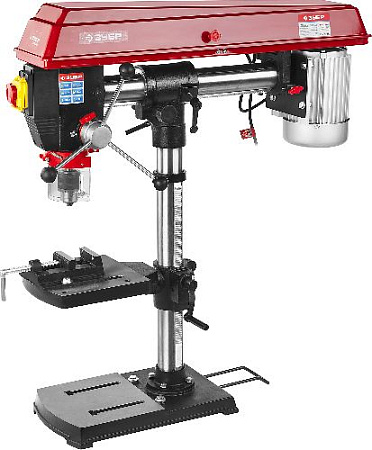 Станок сверлильный 550 Вт, 16 мм, 5 скор, безопасный выключатель ЗУБР Станок сверлильный 550 Вт, 16 мм, 5 скор, безопасный выключатель ЗУБР