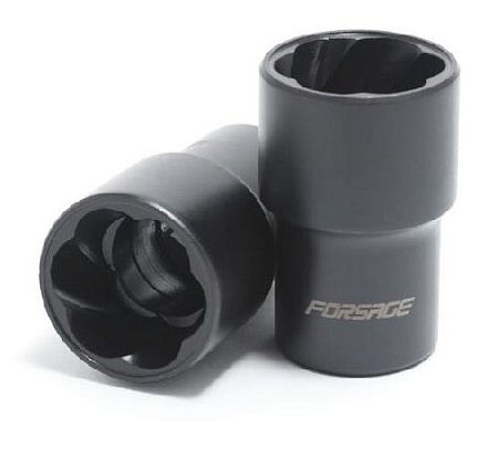 Головка-экстрактор для поврежденных болтов и гаек 18 мм 1/2" Forsage F-90618 Головка-экстрактор для поврежденных болтов и гаек 18 мм 1/2" Forsage F-90618