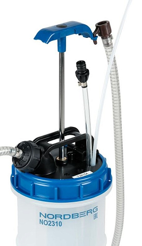 Установка маслосборная с ручным приводом и щупами 7,5 л NORDBERG NO2308 Установка маслосборная с ручным приводом и щупами 7,5 л NORDBERG NO2308
