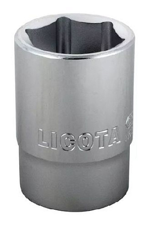 Головка торцевая 3/4" 23 мм, 6 гр., CrV Licota Головка торцевая 3/4" 23 мм, 6 гр., CrV Licota