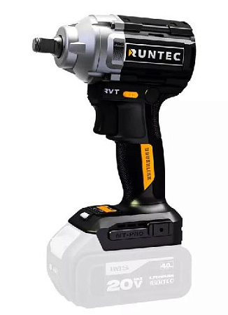Гайковерт аккумуляторный 1/2", 20 В, 500 Нм, без АКБ, бесщеточ. двиг. RUNTEC Гайковерт аккумуляторный 1/2", 20 В, 500 Нм, без АКБ, бесщеточ. двиг. RUNTEC