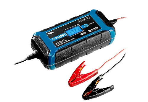 Зарядное устройство автомобильное 12 В, 8А, IP65 ЗУБР ЗУ-160 Зарядное устройство автомобильное 12 В, 8А, IP65 ЗУБР ЗУ-160