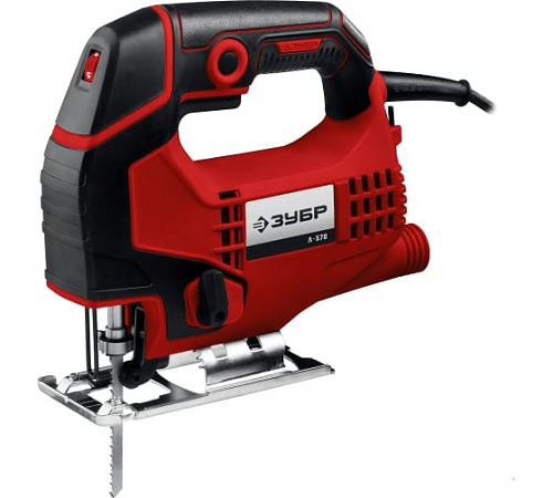 Лобзик 570 Вт, глуб. 65 мм, 0-3000 ход/мин ЗУБР Л-570 Лобзик 570 Вт, глуб. 65 мм, 0-3000 ход/мин ЗУБР Л-570