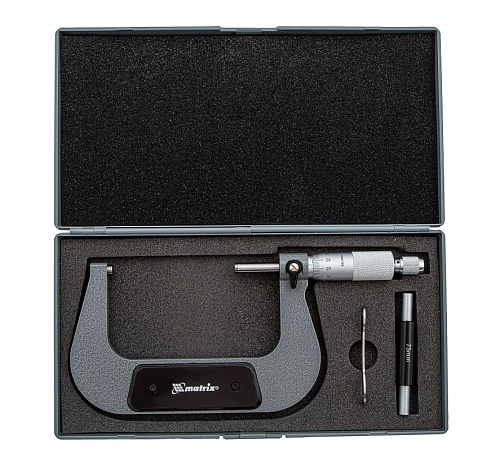 Микрометр гладкий МК 50-75 мм (0,01 мм) Matrix Микрометр гладкий МК 50-75 мм (0,01 мм) Matrix