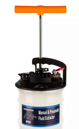 Установка маслосборная с ручным и пневматическим приводом и щупами 6 л Licota Установка маслосборная с ручным и пневматическим приводом и щупами 6 л Licota