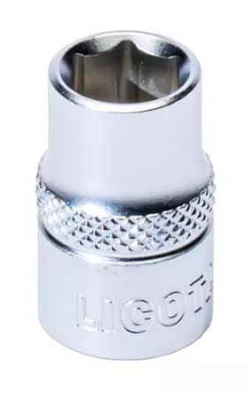Головка торцевая 3/8" 10 мм, 6 гр., CrV Licota Головка торцевая 3/8" 10 мм, 6 гр., CrV Licota