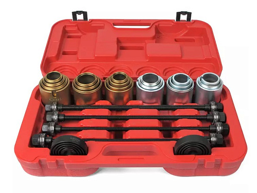 Набор для монтажа/демонтажа подшипников и сайлентблоков универсальный 26 пр. LICOTA Набор для монтажа/демонтажа подшипников и сайлентблоков универсальный 26 пр. LICOTA