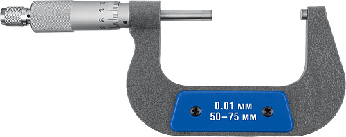 Микрометр гладкий МК 50-75 мм (0,01 мм) ЗУБР Микрометр гладкий МК 50-75 мм (0,01 мм) ЗУБР