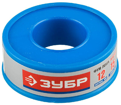Фумлента 12 мм*0.1 мм*15 м, 0.40 г/см³ ЗУБР МАСТЕР Фумлента 12 мм*0.1 мм*15 м, 0.40 г/см³ ЗУБР МАСТЕР