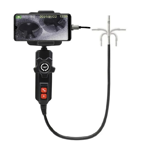 Видеоэндоскоп под смартфон управляемый USB, 2Мп, 1920x1080, 1.5м, 5.5мм, 360° iCartool IC-V201 Видеоэндоскоп под смартфон управляемый USB, 2Мп, 1920x1080, 1.5м, 5.5мм, 360° iCartool IC-V201