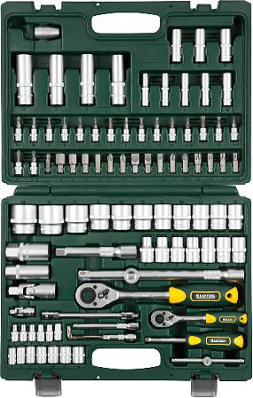 Набор инструмента 94 предм (1/4", 1/2") KRAFTOOL X-Drive Набор инструмента 94 предм (1/4", 1/2") KRAFTOOL X-Drive