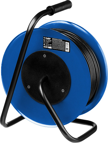 Удлинитель на катушке КГ 50 м, 4 гнезда, 3*1,5 кв.мм, 3700 Вт, IP44 ЗУБР Профессионал КГ-315 Удлинитель на катушке КГ 50 м, 4 гнезда, 3*1,5 кв.мм, 3700 Вт, IP44 ЗУБР Профессионал КГ-315