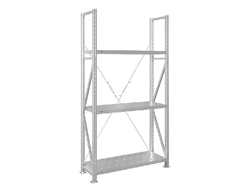 Стеллаж металлический MS U 2000x1000x400/3 перфорированные полки Стеллаж металлический MS U 2000x1000x400/3 перфорированные полки