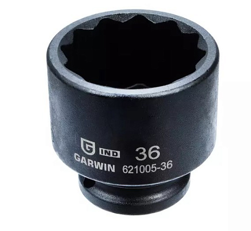 Головка торцевая ударная 1/2" 36 мм, 12 гр. GARWIN Головка торцевая ударная 1/2" 36 мм, 12 гр. GARWIN