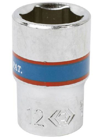 Головка торцевая 1/4" 12 мм, 6 гр., KING TONY 233512M Головка торцевая 1/4" 12 мм, 6 гр., KING TONY 233512M